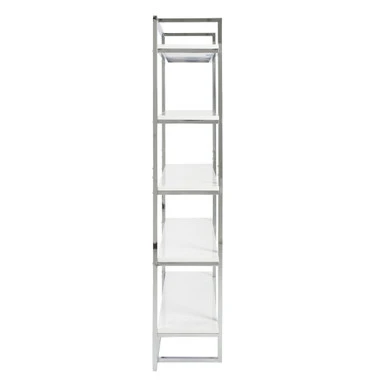 Reza Shelf - White/Chrome 4 Reza Shelf - White/Chrome - Image 2