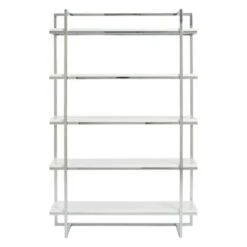 Reza Shelf - White/Chrome 7 Reza Shelf - White/Chrome -Online Furniture Sale 010121948 58465.1690285979.386.513