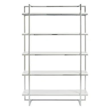 Reza Shelf - White/Chrome 5 Reza Shelf - White/Chrome - Image 3