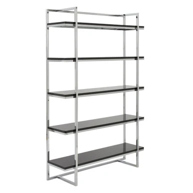 Reza Shelf - Black/Chrome 3 Reza Shelf - Black/Chrome
