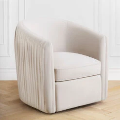 Aria Pleated Swivel Chair -Online Furniture Sale 010447891 52360.1690275889.386.513