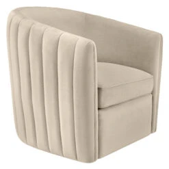 Aria Channeled Swivel Chair -Online Furniture Sale 010658485 MAXWELL ALPACA 41850.1690275888.386.513
