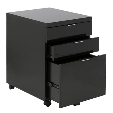 Reza Storage Cabinet - Black 4 Reza Storage Cabinet - Black - Image 2
