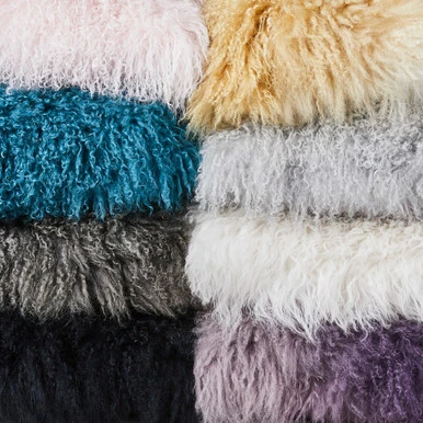 Mongolian Pillow 22" - Black 4 Mongolian Pillow 22" - Black - Image 2