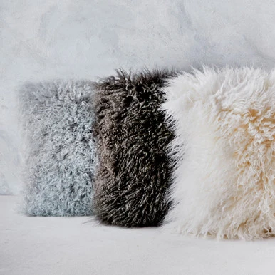 Mongolian Pillow 22" - Black 8 Mongolian Pillow 22" - Black - Image 6