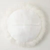Mongolian Round Pillow 18" - White -Online Furniture Sale 040025300 1 34640.1690279532.386.513