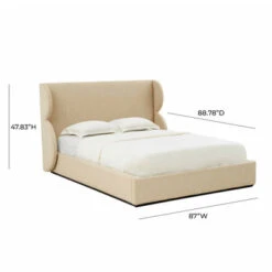 Jibriyah Tweed Bed -Online Furniture Sale 600003532 4 53412.1690292137.386.513