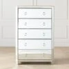 Simplicity Mirrored 5 Drawer Tall Chest -Online Furniture Sale webimage 014209993