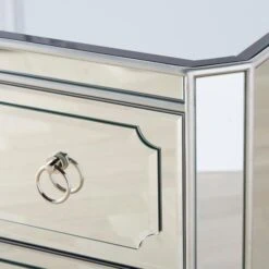 Simplicity Mirrored 5 Drawer Tall Chest -Online Furniture Sale webimage 014209993 DTL