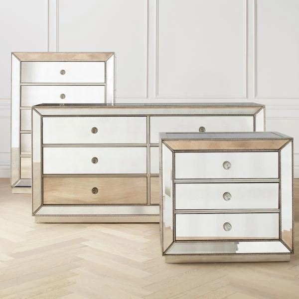 Omni Mirrored 3 Drawer Chest 5 Omni Mirrored 3 Drawer Chest - Image 3