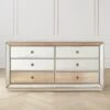 Omni Mirrored 6 Drawer Chest