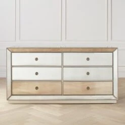 Omni Mirrored 6 Drawer Chest