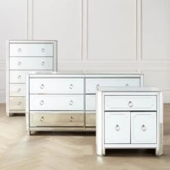Simplicity Mirrored 5 Drawer Tall Chest -Online Furniture Sale webimage 014916025 014209993 014209306 GROUP 2