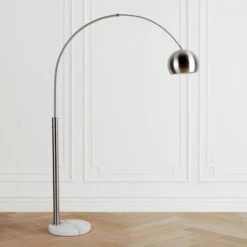 Orson Floor Lamp - Nickel