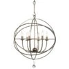 Eclipse Chandelier - Olde Silver