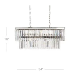 Luxe Linear Chandelier -Online Furniture Sale webimage 022223127 DIM