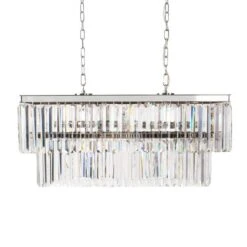 Luxe Linear Chandelier -Online Furniture Sale webimage 022223127 SIL