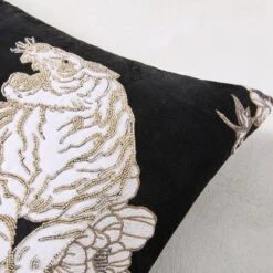 Senshi Tiger Pillow 22" - Black 8 Senshi Tiger Pillow 22" - Black -Online Furniture Sale webimage 040175249 DTL1