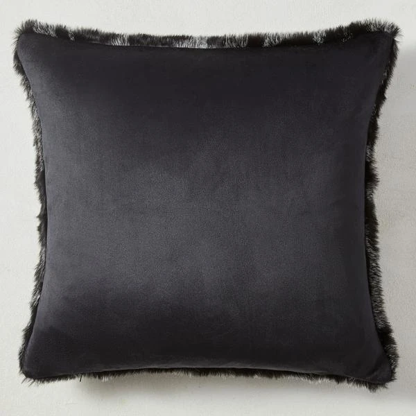 Mila Pillow 22" - Charcoal 4 Mila Pillow 22" - Charcoal - Image 2