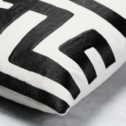 Nikki Chu - Mandala Pillow 22" - Black -Online Furniture Sale webimage 040249726 DTL