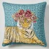 Jungle Queen Pillow 22" - Cerulean 1 Jungle Queen Pillow 22" - Cerulean -Online Furniture Sale webimage 040266356