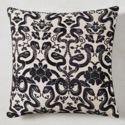 Giardino Pillow 22" - Black