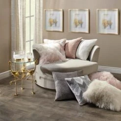 Mongolian Pillow 22" - Blush -Online Furniture Sale webimage 040936538 rv5 jpg