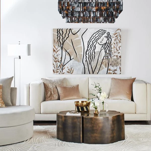 Palm Rug - Ivory 7 Palm Rug - Ivory - Image 5