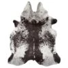 Ayi Faux Cowhide Rug - Charcoal