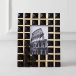 Glam Check Frame - Black