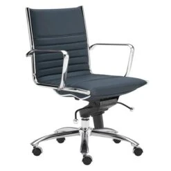 Darby Low Back Office Chair - Blue