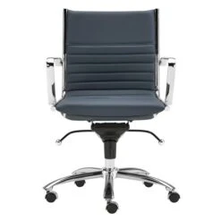 Darby Low Back Office Chair - Blue -Online Furniture Sale webimage 120152072 2 jpg