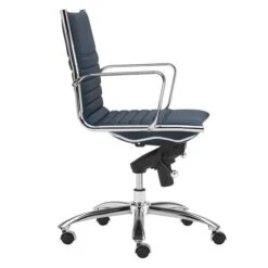 Darby Low Back Office Chair - Blue -Online Furniture Sale webimage 120152072 3 jpg