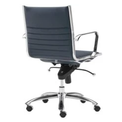 Darby Low Back Office Chair - Blue -Online Furniture Sale webimage 120152072 4 jpg