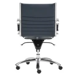 Darby Low Back Office Chair - Blue -Online Furniture Sale webimage 120152072 5 jpg