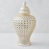 Ceramic Filigree Jar -Online Furniture Sale webimage 160195425