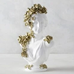 Gold Floral Bust