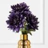 Purple Open Dahlia - Set Of 3 -Online Furniture Sale webimage 162113738