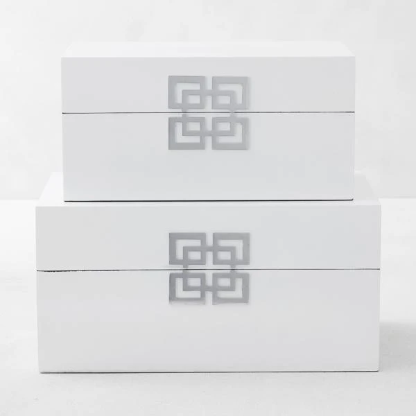 Ming Boxes - Set Of 2 3 Ming Boxes - Set Of 2