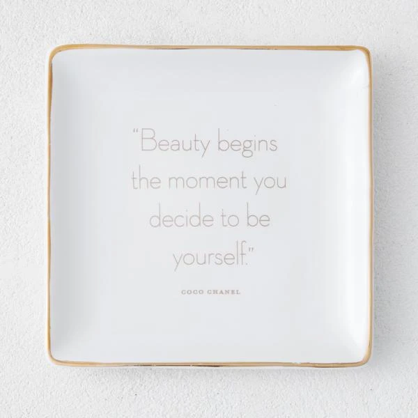 Beauty Begins Trinket Tray 3 Beauty Begins Trinket Tray