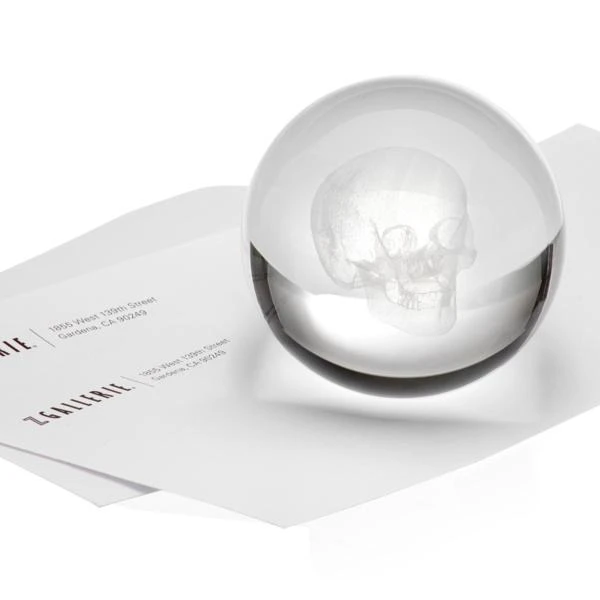 Crystal Skull Paperweight 3 Crystal Skull Paperweight