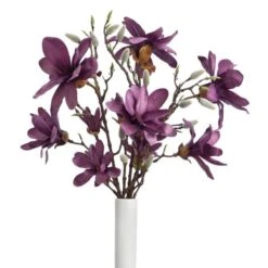 Faux Magnolia Spray - Set Of 3