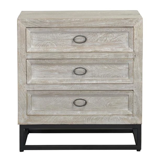 Marabella 3 Drawer Nightstand 3 Marabella 3 Drawer Nightstand
