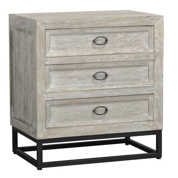 Marabella 3 Drawer Nightstand 4 Marabella 3 Drawer Nightstand - Image 2
