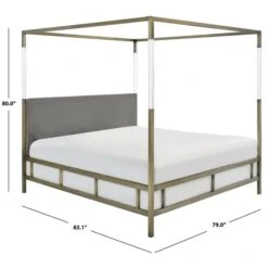 Gwenyth Canopy Bed 24 Gwenyth Canopy Bed -Online Furniture Sale webimage 601008567 4