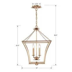 Pagoda Chandelier - Antique Gold 8 Pagoda Chandelier - Antique Gold -Online Furniture Sale webimage 612176373 DIM
