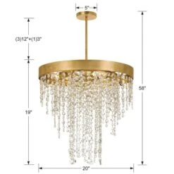 Piper 5 Light Chandelier 11 Piper 5 Light Chandelier -Online Furniture Sale webimage 612202530 4 jpg
