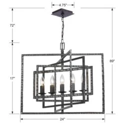 Knix 5 Light Chandelier -Online Furniture Sale webimage 612206363 4 jpg