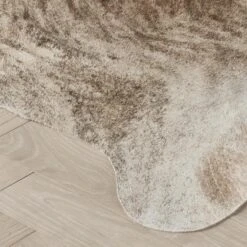 Augusto Hair On Cowhide Rug - Light Brown -Online Furniture Sale webimage 620002651 2 jpg