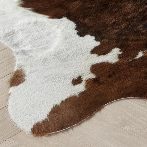 Augusto Hair On Cowhide Rug - Medium Brown 5 Augusto Hair On Cowhide Rug - Medium Brown - Image 3